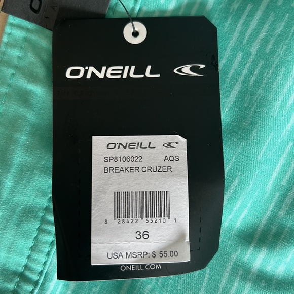 O'Neill Men's Breaker Cruzer Stretch Boardshort, Tropical Print, Size 36 - Picture 10 of 13